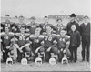 Some 1967 Rabbit Football players – Front: K. Hanson, G. Oistad, C. Johnson, J. Nordin, S. Andersen. Back: L. Thompson,
D. Larson, R. Clark, L. Netterlund, T. Vagle, S. Falk (student manager), Mr. Moen (assistant coach),
J. Stallock (student manager).